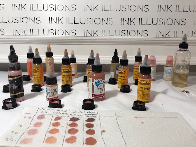 skin tone tattoo colour ink UK