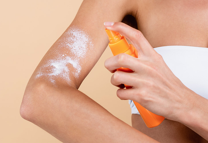 SPF on stretch marks